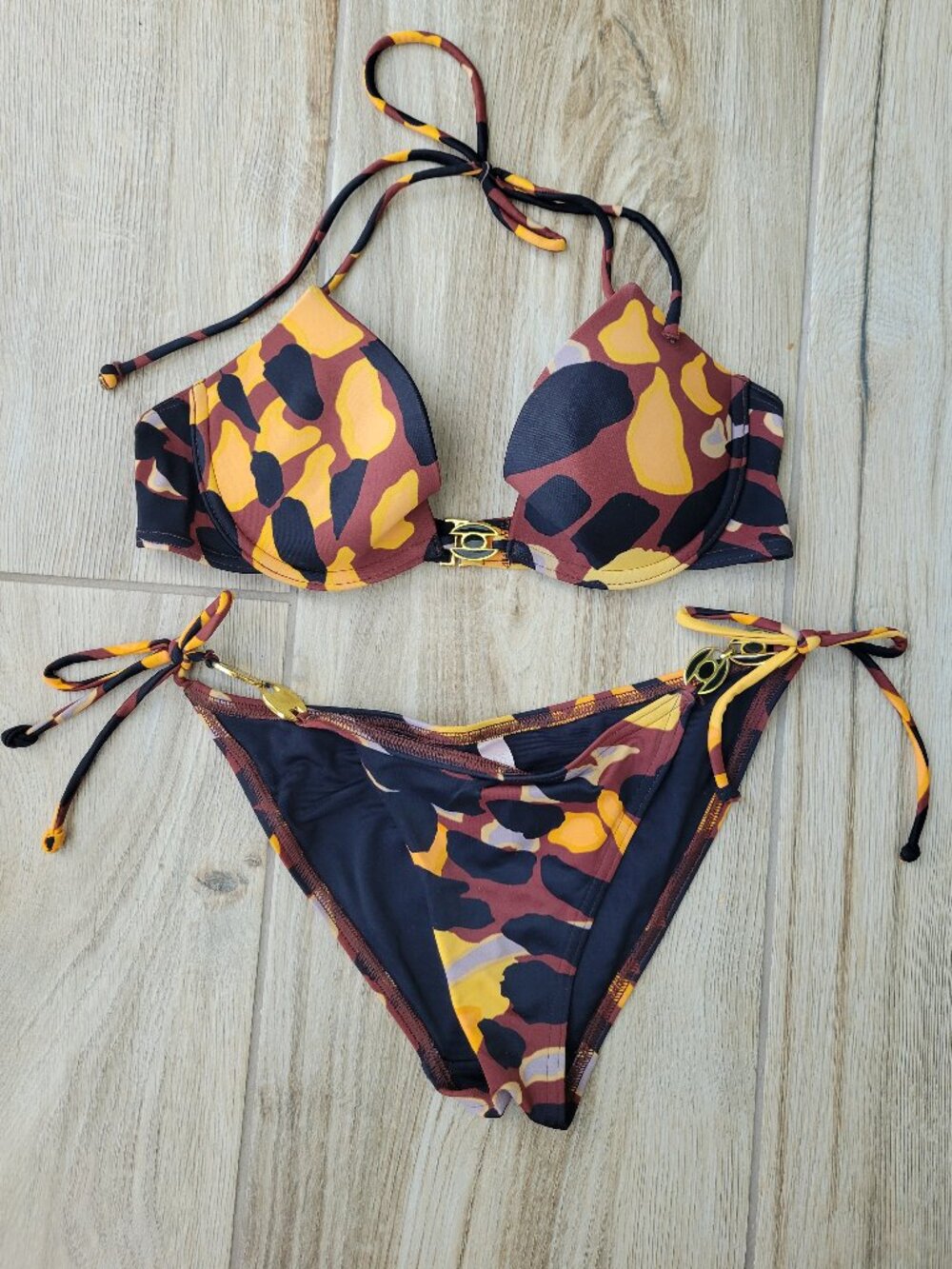 Victoria’s Secret Luxe Leopard Bikini Set (34B / XS)